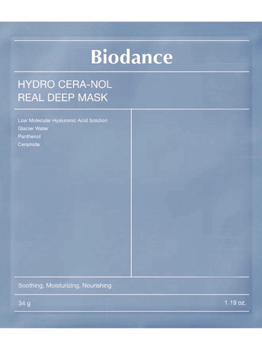 Hydro Cera-nol Real Deep Mask - 7 masks for Dryness Relief & Redness Soothing